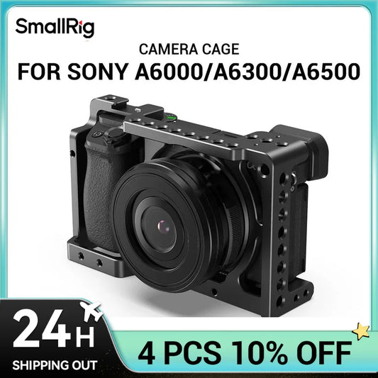 SmallRig  Mini DSLR Camera Cage for Sony a6000/ A6300 / A6500 W/ Shoe Mount For Microphone 1661