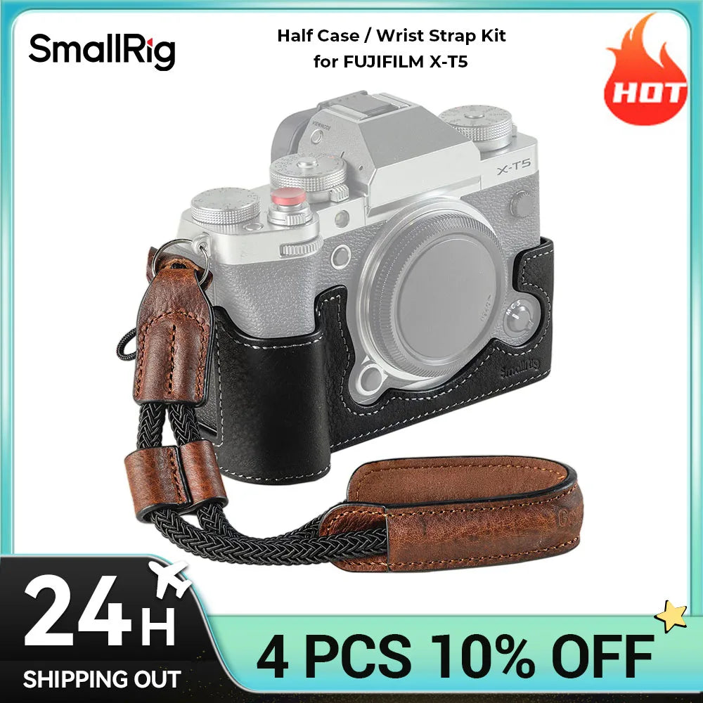 SmallRig Half Case / Wrist Strap Kit for FUJIFILM X-T5