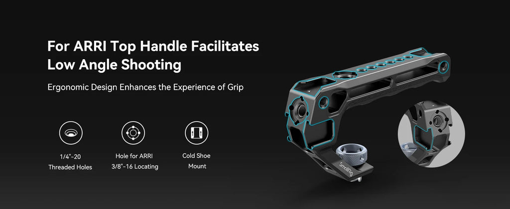 SmallRig A7 III / A7R III Cage Kit with Top Handle Cable for Sony Alpha 7 III / Alpha 7R III Portable Handheld Kit 4198