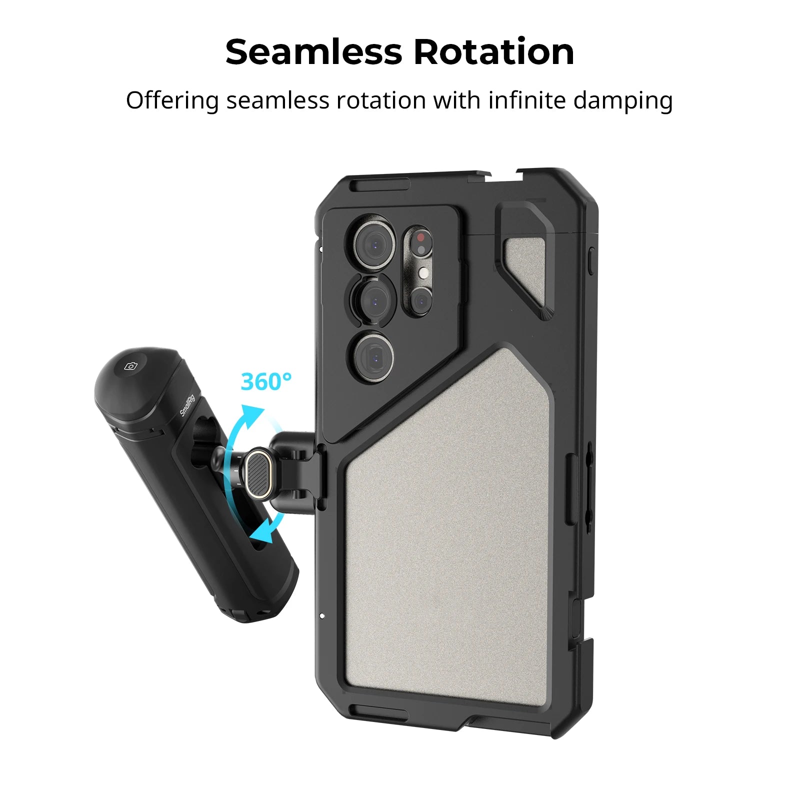 SmallRig Phone Cage for Samsung Galaxy S24 Ultra , HawkLock Quick Release System Cage Kit,with Magnetic Filter Attachment 4601
