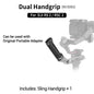 SmallRig Wireless Control Dual Handgrip for DJI RS 2 / RS 3 Pro /RS 4 / RS 4 Pro Free Controls Stabilizer Quick-Release Handgrip
