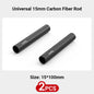 SmallRig 15mm Carbon Fiber Rod 4 inch Long for 15mm Rod Light Weight Support System DSLR Camera Rig - 1871 (2PCS Pack)