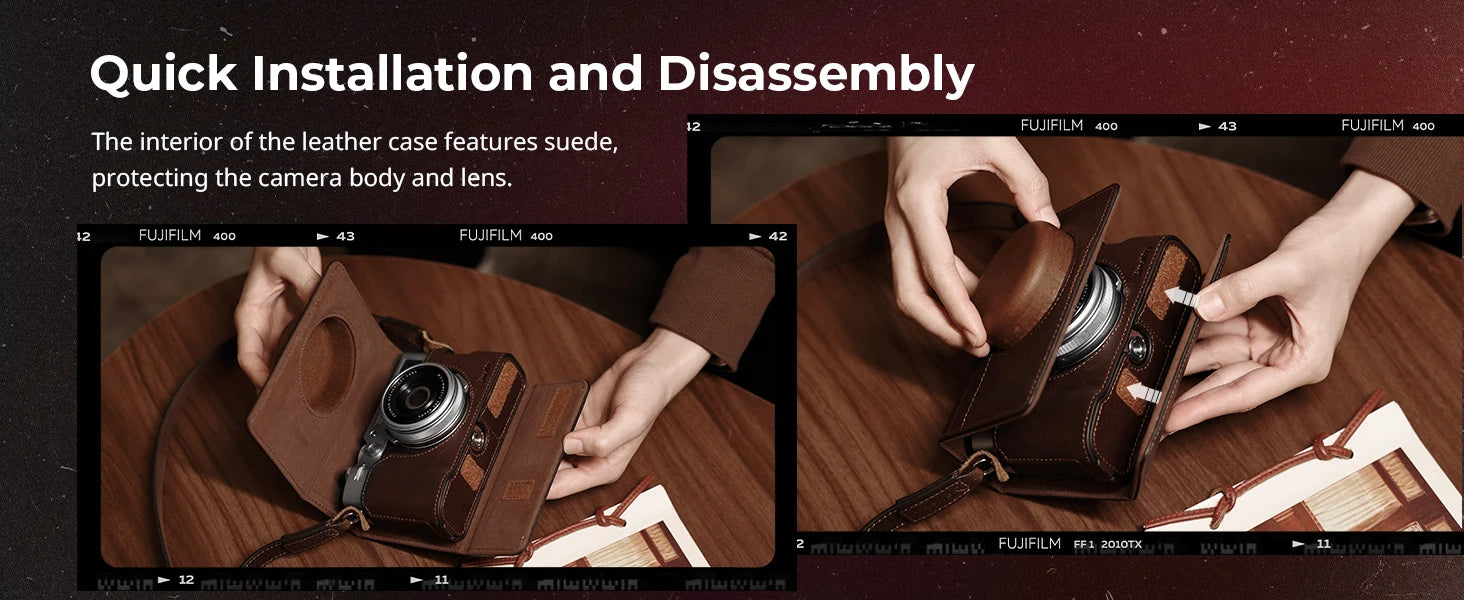 SmallRig Leather Half Case Kit for FUJIFILM X100VI