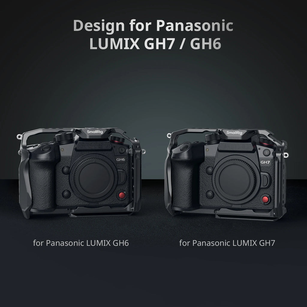 SmallRig HawkLock Quick Release Cage for Panasonic LUMIX GH7 / GH6