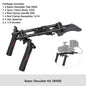 SmallRig Universal Shoulder Platform Kit Camera Shoulder Rig 15mm Rod Support System Camera for DSLR Camcorder 2896C