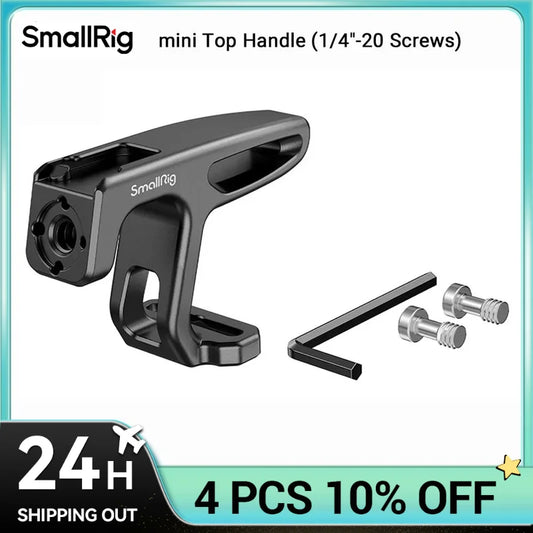 SmallRig Mini Top Handle For Lightweight Vlogging Cameras for Sony for Canon Camera Cage With 1/4"-20 Screws HTN2756