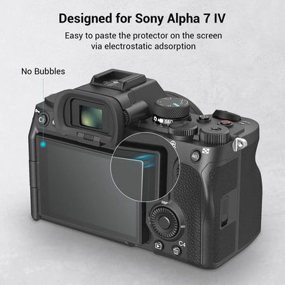 SmallRig Screen Protector for Sony Alpha 7CR/ Alpha 7C II/Alpha 6700 / ZV-E1 / Alpha 7 IV, 0.4mm Ultra-Thin Tempered Glass 2pcs