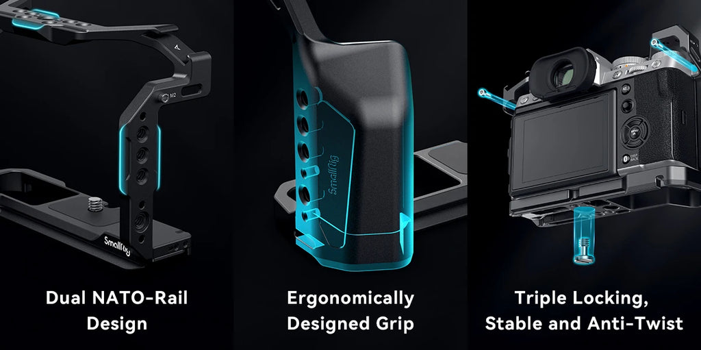 SmallRig Multifunctional Cage for FUJIFILM X-T5 Retro Handheld Cage Kit