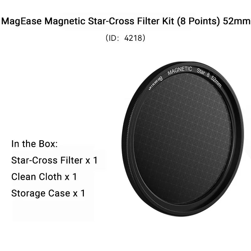 SmallRig 2-in-1 52mm Magnetic Filter Adapter Ring / Phone Stand for iPhone, Foldable Compact and Portable 4219