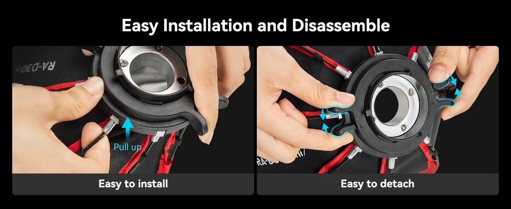 SmallRig Mini Parabolic Softbox RA-D30 RC 60B COB 29cm Quick Release