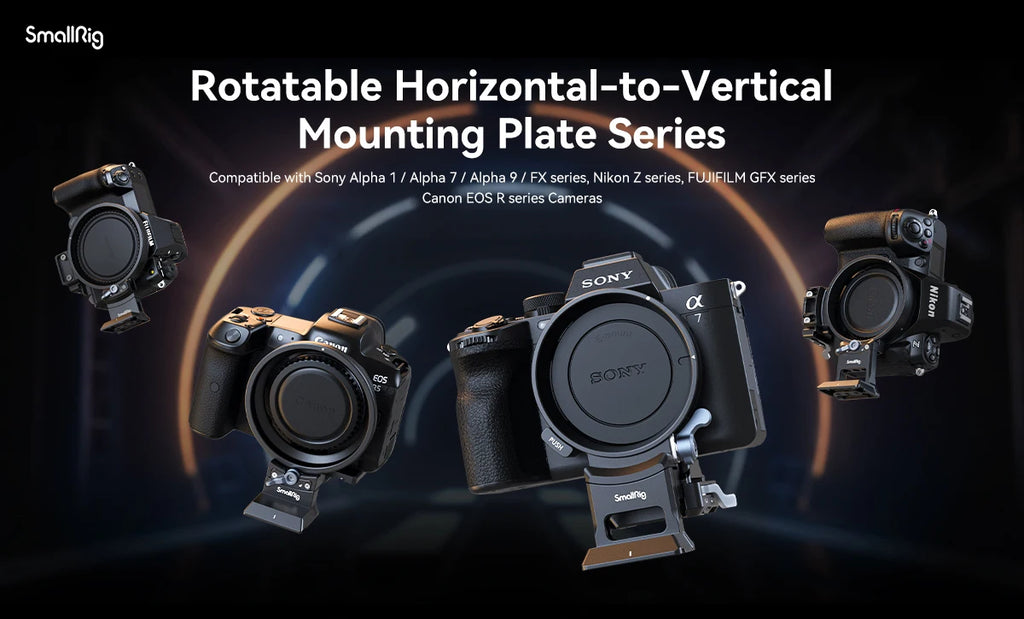 SmallRig Rotatable Plate Kit for Canon EOS R5 / R5C / R6 / R6 Mark II