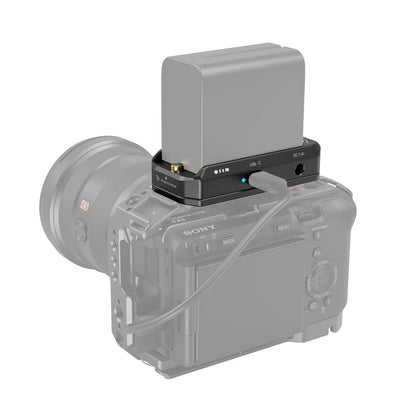 SmallRig NP-F Battery Advanced Adapter Mount Plate DC 7.4V 12V Dual Output USB-C Interface Bi-directional Input Output 36W 3168B