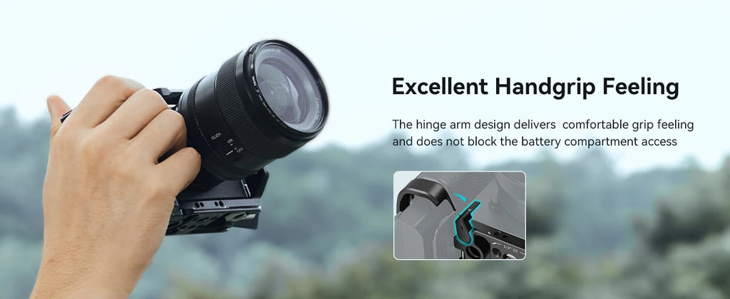 SmallRig Cage Kit for Sony Alpha 7 C II / Alpha 7 CR Full Cage with Cable Clamp with Quick-Release Plate for Sony A7C II