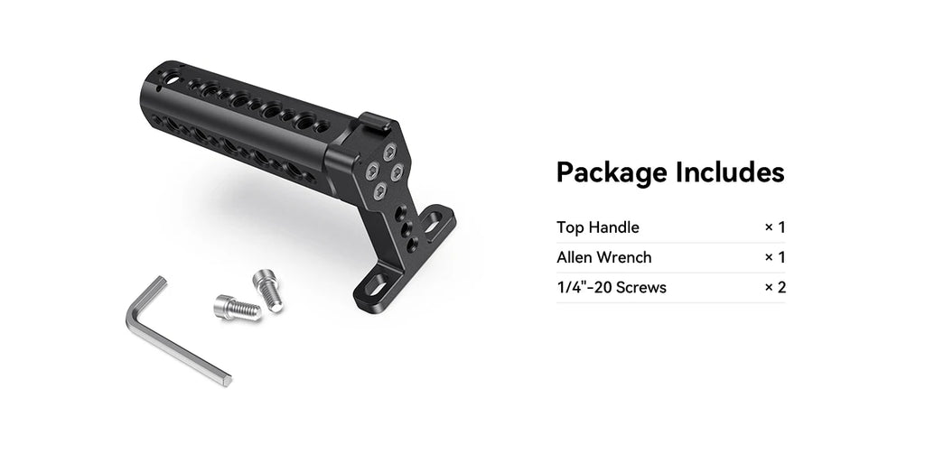 SmallRig Camera Top Handle with Cold Shoe DSLR Camera Rig For A6500 A73 A7III Z6 Camera Cage Funtional Cheese Hand Grip 1638