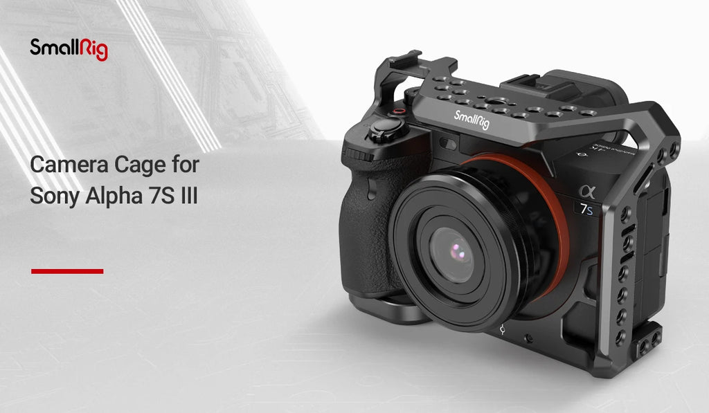 SMALLRIG Camera Cage Only for Sony Alpha 7S III / A7S III / A7SIII / A7S3 Formfitting Full Cage with 1/4"-20 & 3/8"-16 Threads