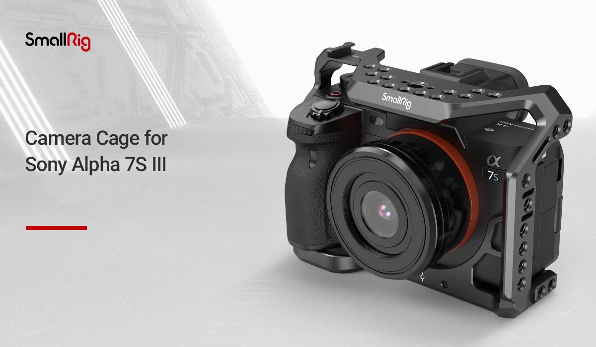 SMALLRIG Camera Cage Only for Sony Alpha 7S III / A7S III / A7SIII / A7S3 Formfitting Full Cage with 1/4"-20 & 3/8"-16 Threads