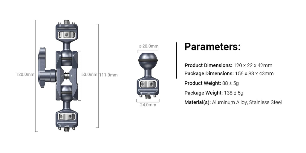 SmallRig Magic Arm with Dual Ball Heads