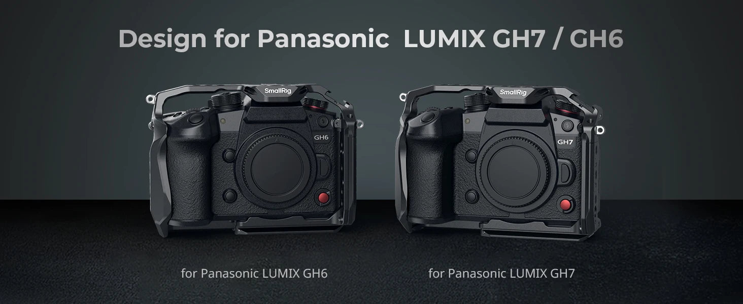 SmallRig HawkLock Quick Release Cage for Panasonic LUMIX GH7 / GH6