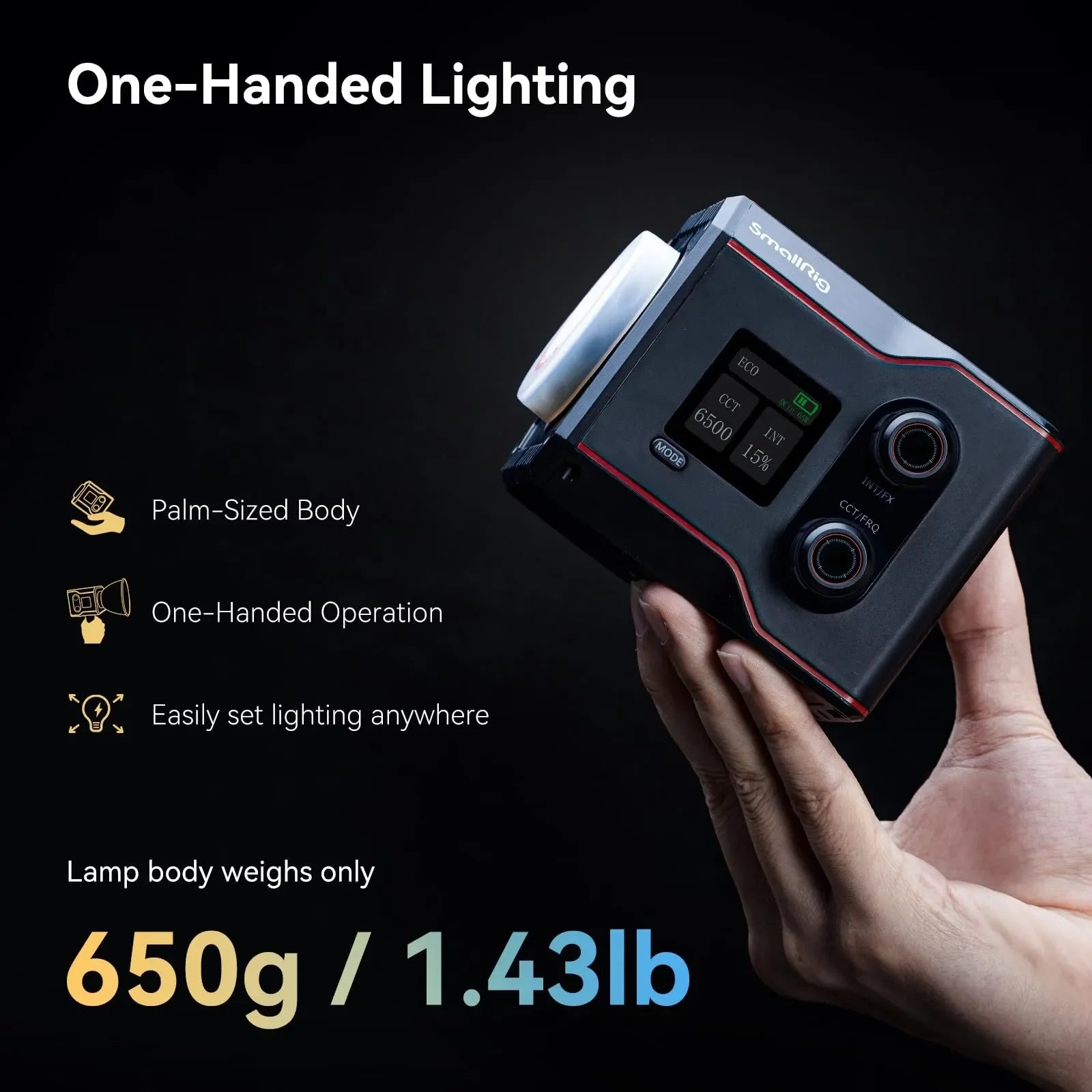 Smallrig RC 60B & Accessories COB LED Video Light Photography