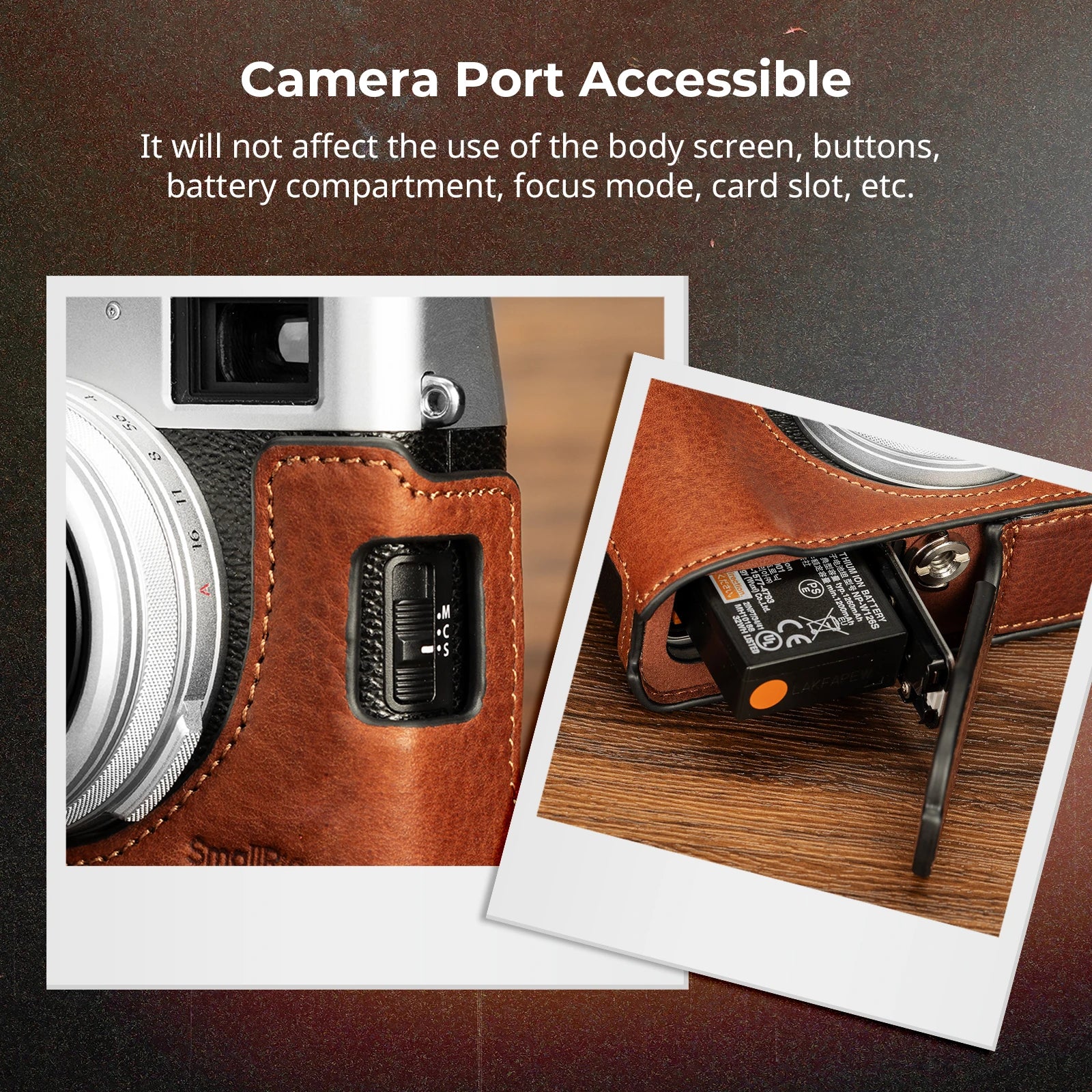 SmallRig Leather Half Case Kit for FUJIFILM X100VI