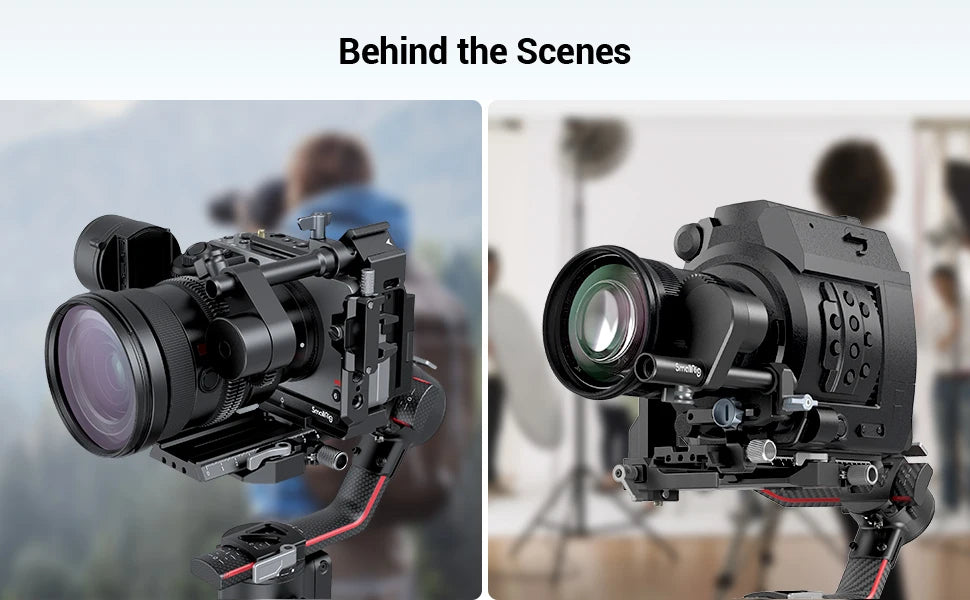 SmallRig Camera Rail Rod 12mm to 15mm Rod Clamp Adapter for DJI RS2 RS3 RS3 Pro / for DJI RS3 mini, for Follow Focuses 3681