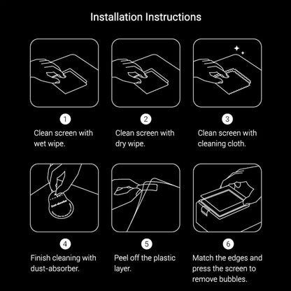 SmallRig Screen Protector for Sony Alpha 7CR/ Alpha 7C II/Alpha 6700 / ZV-E1 / Alpha 7 IV, 0.4mm Ultra-Thin Tempered Glass 2pcs