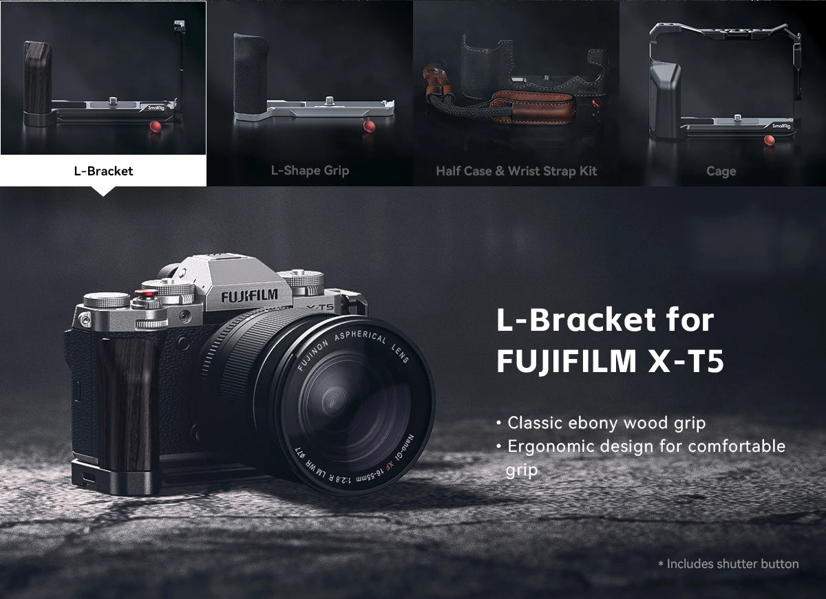 SmallRig Multifunctional Cage for FUJIFILM X-T5 Retro Handheld Cage Kit