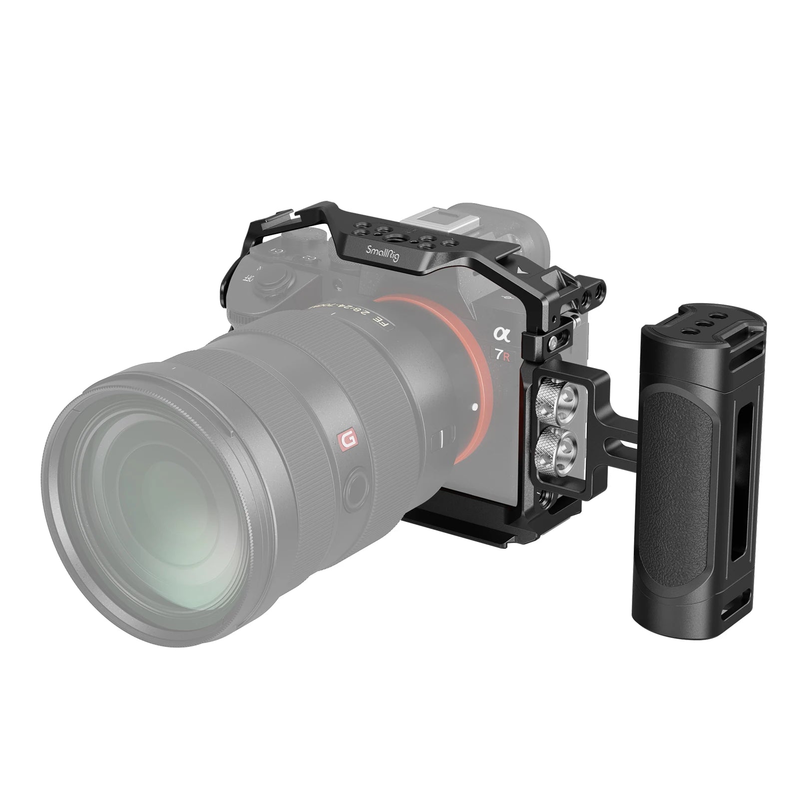 Jaula SmallRig para Sony A7 III / A7R III, jaula de aleación de aluminio con placa de liberación rápida Arca, zapata fría incorporada, riel NATO 2087D
