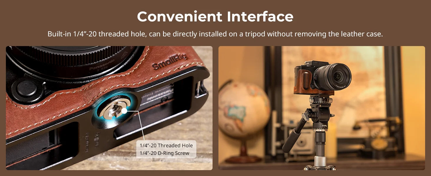 SmallRig Leather Half Case for Panasonic LUMIX S9 4703
