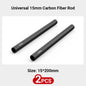 SmallRig 15mm Carbon Fiber Rod 18 Inches Long for Dslr Camera Rig Camera 15mm Rail Support System  - 0871 (2pcs Pack)
