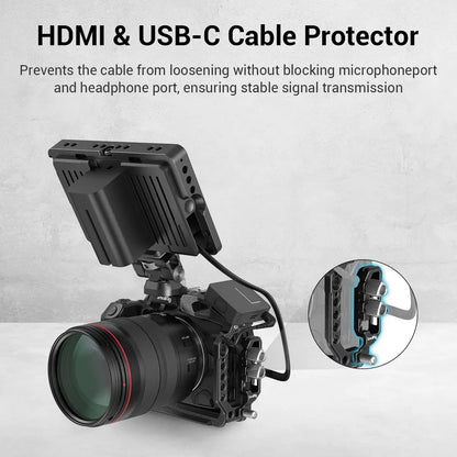 SmallRig “Black Mamba“ Camera Half Cage & Cable Clamp for Canon EOS R5 & R5C & R6