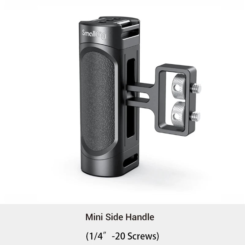 SmallRig Mini Camera Side Handle Handgrip with Two 1/4”-20 Screws  Mount for Mirrorless/ Digital Camera DSLR Camera 2916