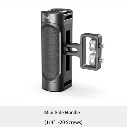 SmallRig Mini Camera Side Handle Handgrip with Two 1/4”-20 Screws  Mount for Mirrorless/ Digital Camera DSLR Camera 2916