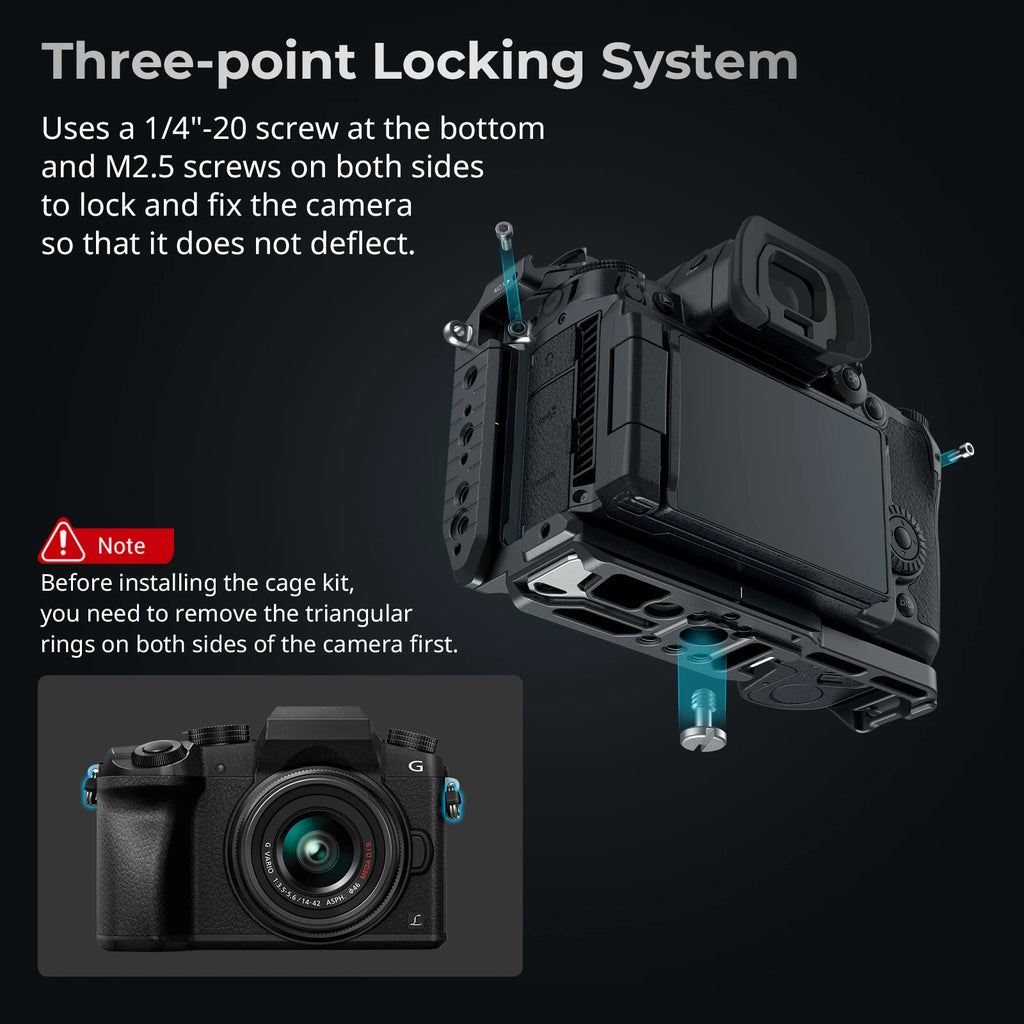 SmallRig HawkLock Quick Release Cage for Panasonic LUMIX GH7 / GH6