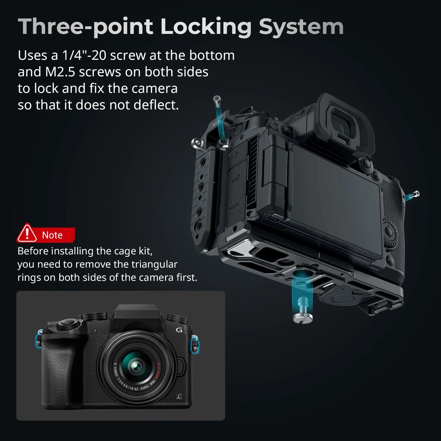 SmallRig HawkLock Quick Release Cage for Panasonic LUMIX GH7 / GH6