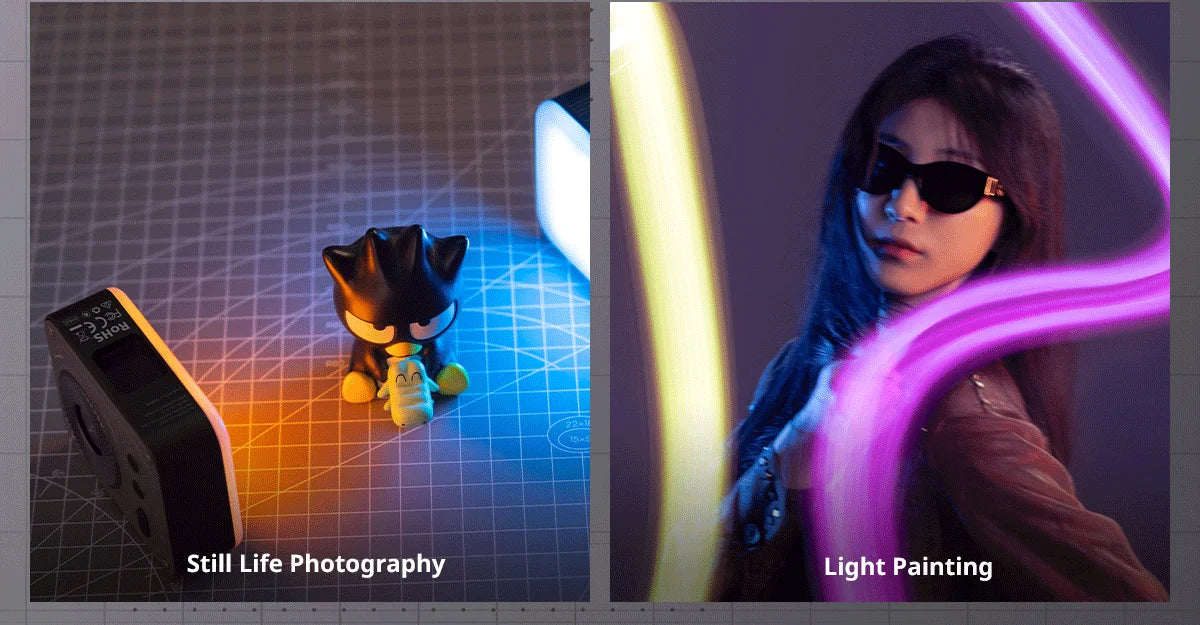 SmallRig Vibe P96 Pro mini LED Video Light, Pink & Black Color