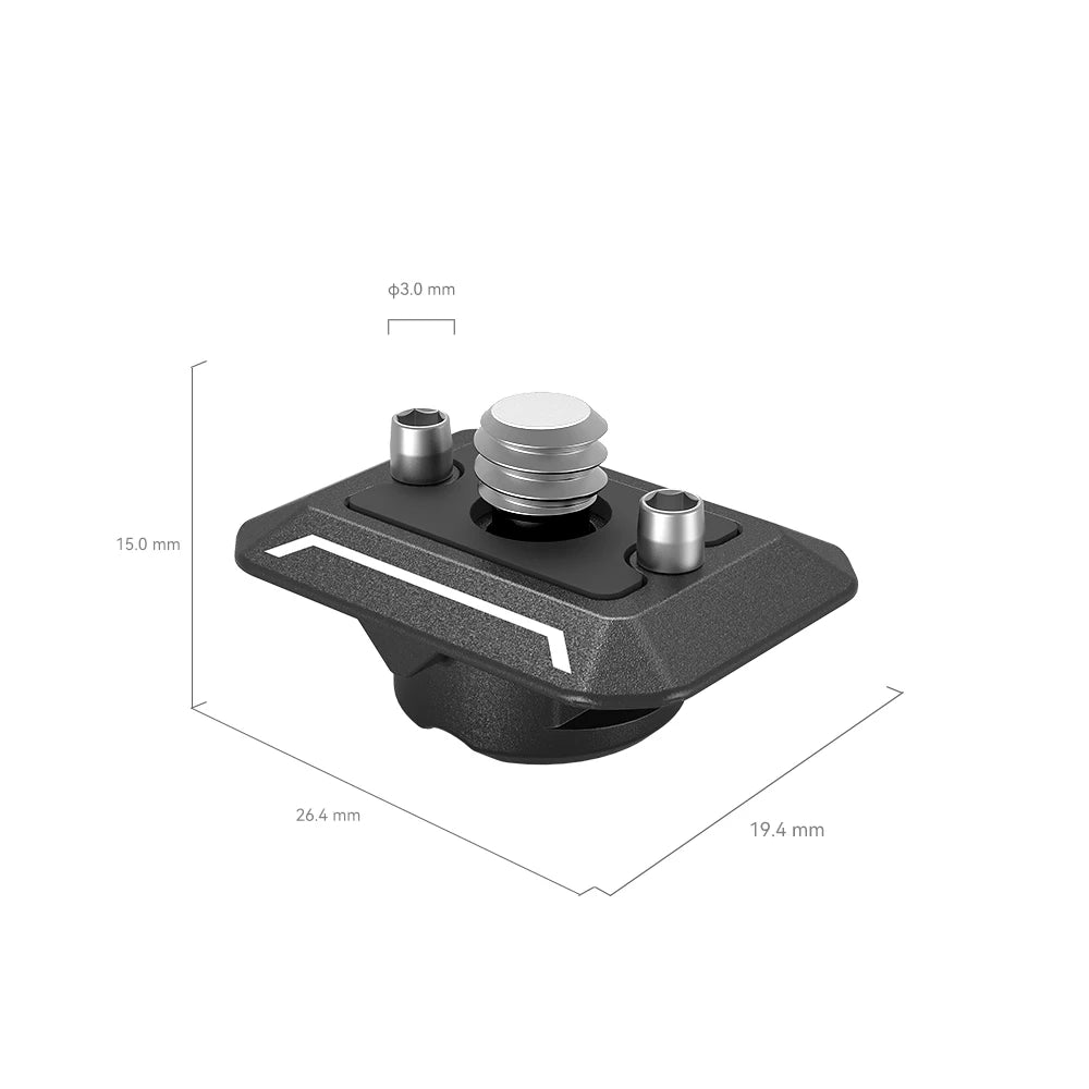 SmallRig Drop-in HawkLock Universal Mini Quick Release Clamp and Plate QR Plate Tripod Mount Adapter