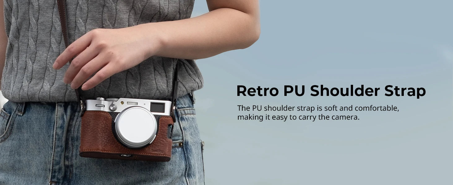 SmallRig Leather Half Case Kit for FUJIFILM X100VI