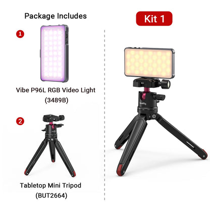 SmallRig P96L RGB Video Light, Portable LED Camera Light