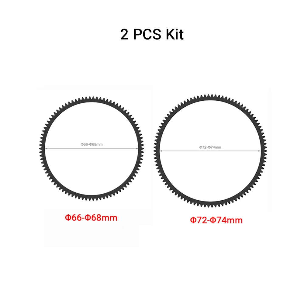 SmallRig Φ62.5-Φ64.5 Seamless Focus Gear Ring 3291