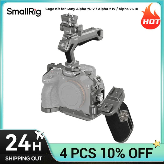 SmallRig α7 IV,α7S III,α7R V Camera Cage HawkLock Quick Release Advanced Cage Kit for Sony Alpha 7R V/ Alpha 7 IV/ Alpha 7S III