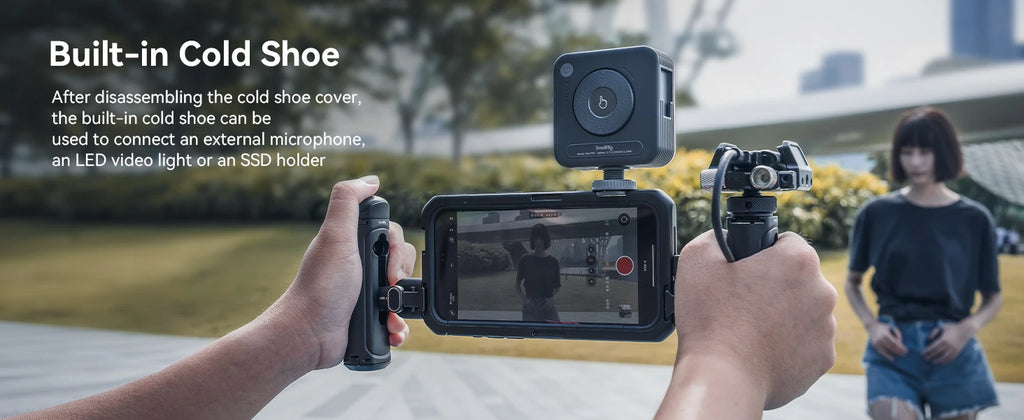 SmallRig Quick Release Side Handle for iPhone 15 Series Cage for Huawei for Samsung Cage for Universal Mobile Phone Cage 4299