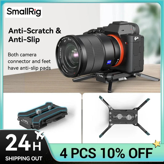 SmallRig Multifunctional Quick Release Plate Universal Arca-type Quick Release Plate With Foldable Quadruped Support 3913