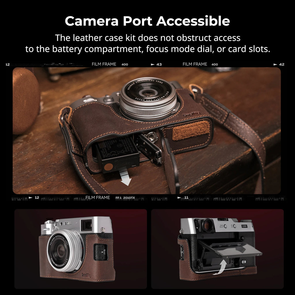 SmallRig Leather Half Case Kit for FUJIFILM X100VI