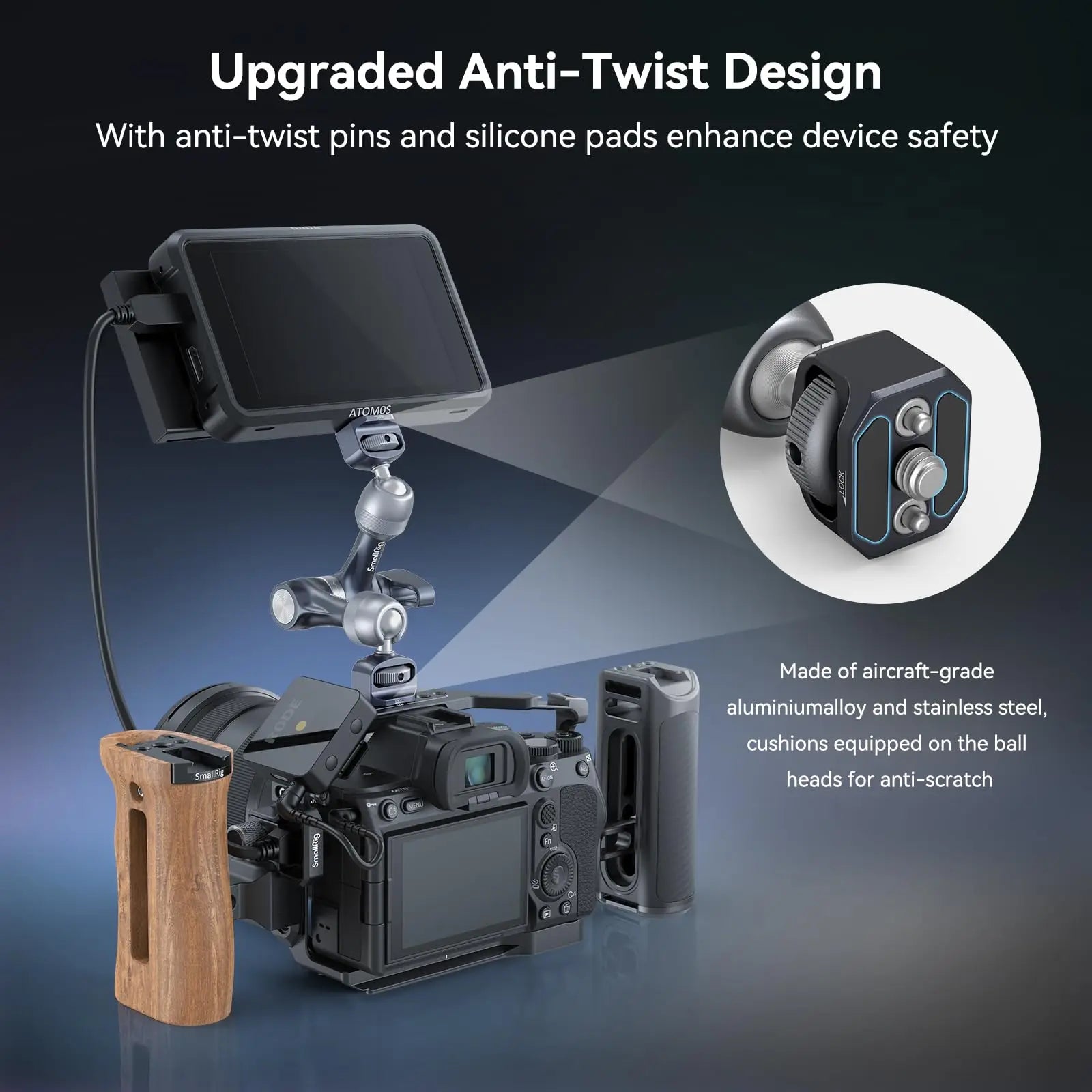 SmallRig 7" Magic Arm with Rosette Gear