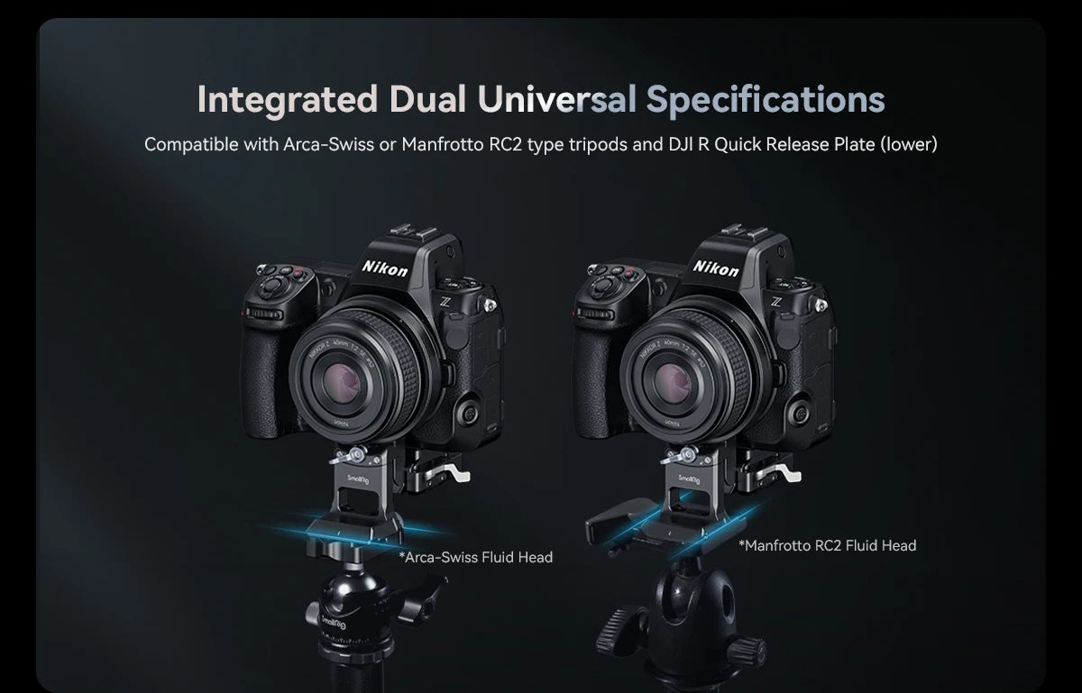 SmallRig Rotatable Horizontal-to-Vertical Mount Plate Kit for Sony Alpha 1 / Alpha 7 / Alpha 9 / FX Series 4244