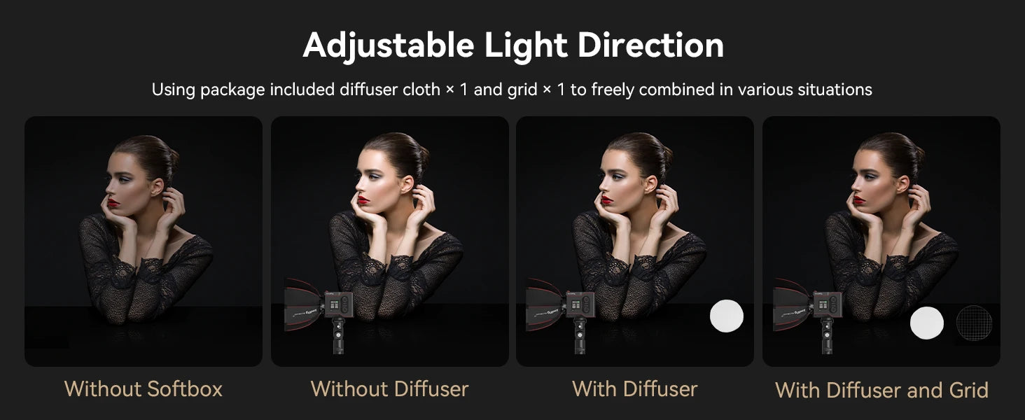 SmallRig Mini Parabolic Softbox RA-D30 RC 60B COB 29cm Quick Release