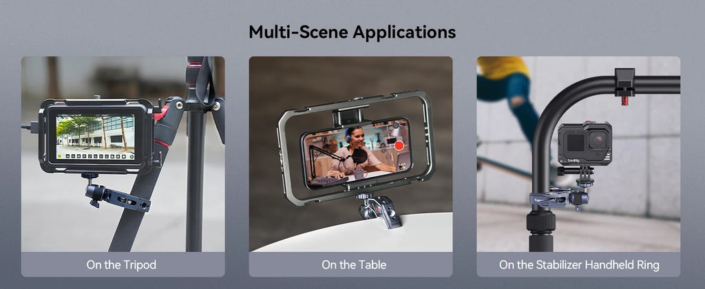 SmallRig Super Clamp Camera Mount Clamp with 360° Ballhead