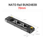 SmallRig Quick Release Nato Rail Camera Rig Low-profile NATO Rail 50mm / 70mm / 90mm For Video Shooting Options Nato Handle