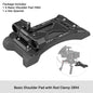 SmallRig Universal Shoulder Platform Kit Camera Shoulder Rig 15mm Rod Support System Camera for DSLR Camcorder 2896C